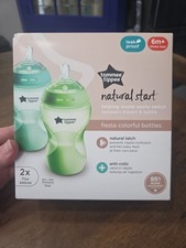 Tommee Tippee Natural Start Anti-Colic Baby Bottle 11oz, 3 months, 6 Months NEW