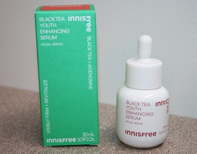 Innisfree Black Tea Youth Enhancing Facial Serum 1.01 oz / 30mL Full Size 1oz