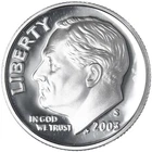2003 S SILVER PROOF ROOSEVETT DIME