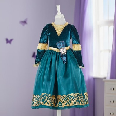 Disney Store Merida Kostüm für Kinder, mutig Größe 4 Jahre 