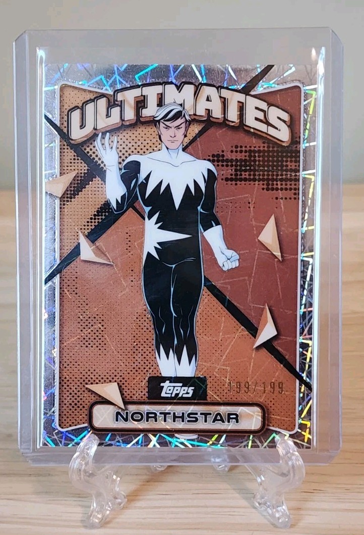 2025 Topps Finest X-Men '97 Ultimates Northstar /199 Laser Refractor #9