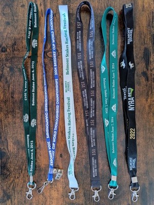 Belmont Stakes Racing Festival Breeders' Cup NYRA Bets Multi-Color Lanyards