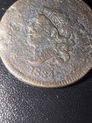 1834 Large 8, Large Stars, & Large Letters Large Cent AG — photo 2