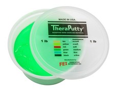 Cando Theraputty Standard Hand Exercise Putty - 1 lb - Green - Medium