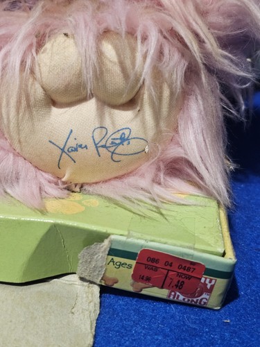 Rare 2005 Cabbage Patch Kids Pink Dog Shaggy Fur Fluffy Appalachian Artwork CPK - Picture 7 of 7