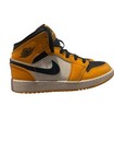 Jordan Air Jordan 1 Mid (GS) Yellow/Black/White Sneakers 4.5Y 554725-701 — photo 5