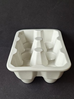 Kitchenalia Porzellan La Porcellana Bianca Eierbox Kartonhalter Tablett 