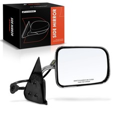 Passenger Side Power Door Mirror for Dodge Ram 1500-3500 1994-1997 Chrome