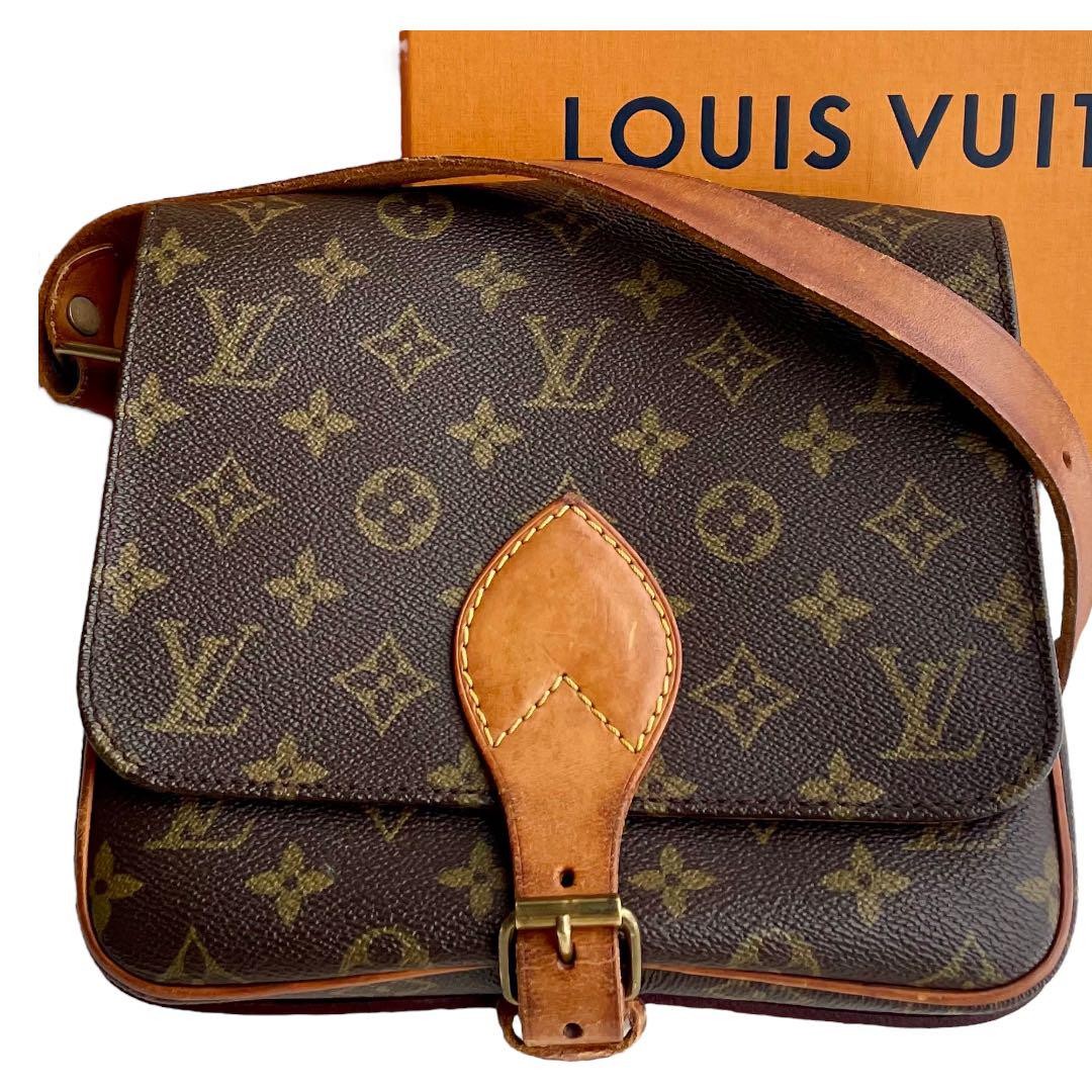 Louis Vuitton Cartouchiere 22 Monogram Crossbody Bag Authentic Luxury Handbag