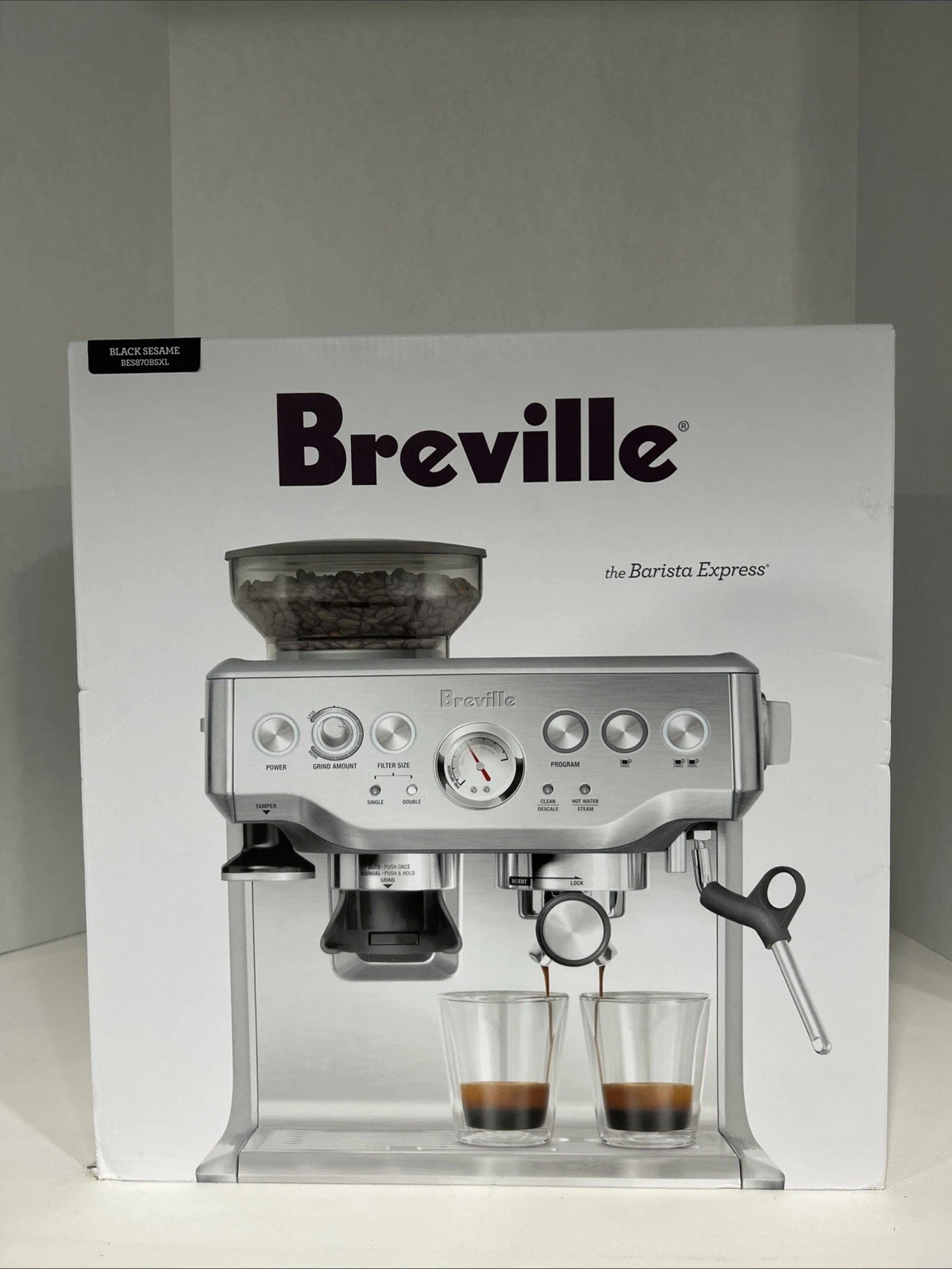 Breville BES870BSXL Coffee & Espresso Machine - Black/Silver
Opens in a new window or tab