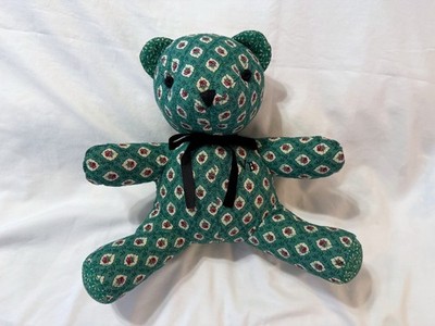 Vera Bradley Teddy Bear Kelly Greenfield Green Plush Stuffed Toy Collectible 10''