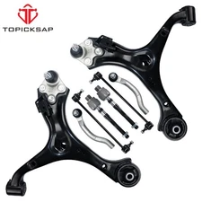 (8) Kit For 2013 - 2015 Honda Civic Automatic Front Lower Control Arm Tie Rod