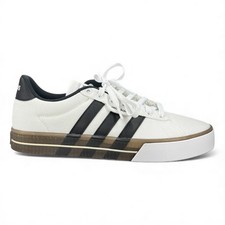 Adidas Daily 3.0 Men  s Skate Shoes   White / Black   Size 8 FW7049 