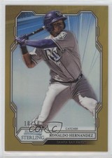 2019 Bowman Sterling Prospect Gold Refractor 10/50 Ronaldo Hernandez 0z0v