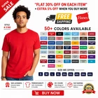 Hanes Unisex Beefy-T T-Shirt Stylish T Shirt Casual Plain T-Shirt - 5180