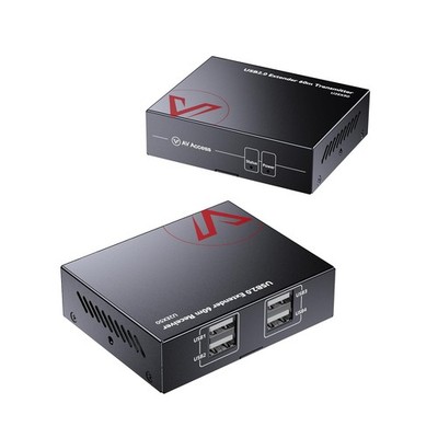 AV Access USB Extender über RJ45 Cat5e Cat6 bis 60m 4x USB 2.0