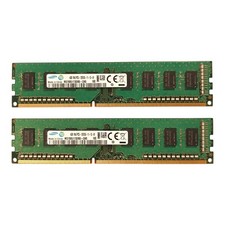 8GB Pair  2x 4GB Desktop RAM PC3-12800U DDR3-1600 Samsung M378B5173DB0-CK0
