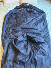 REI Helio Sack 50 Degree Regular Sleeping Bag With Stuff Sack Blue Camping