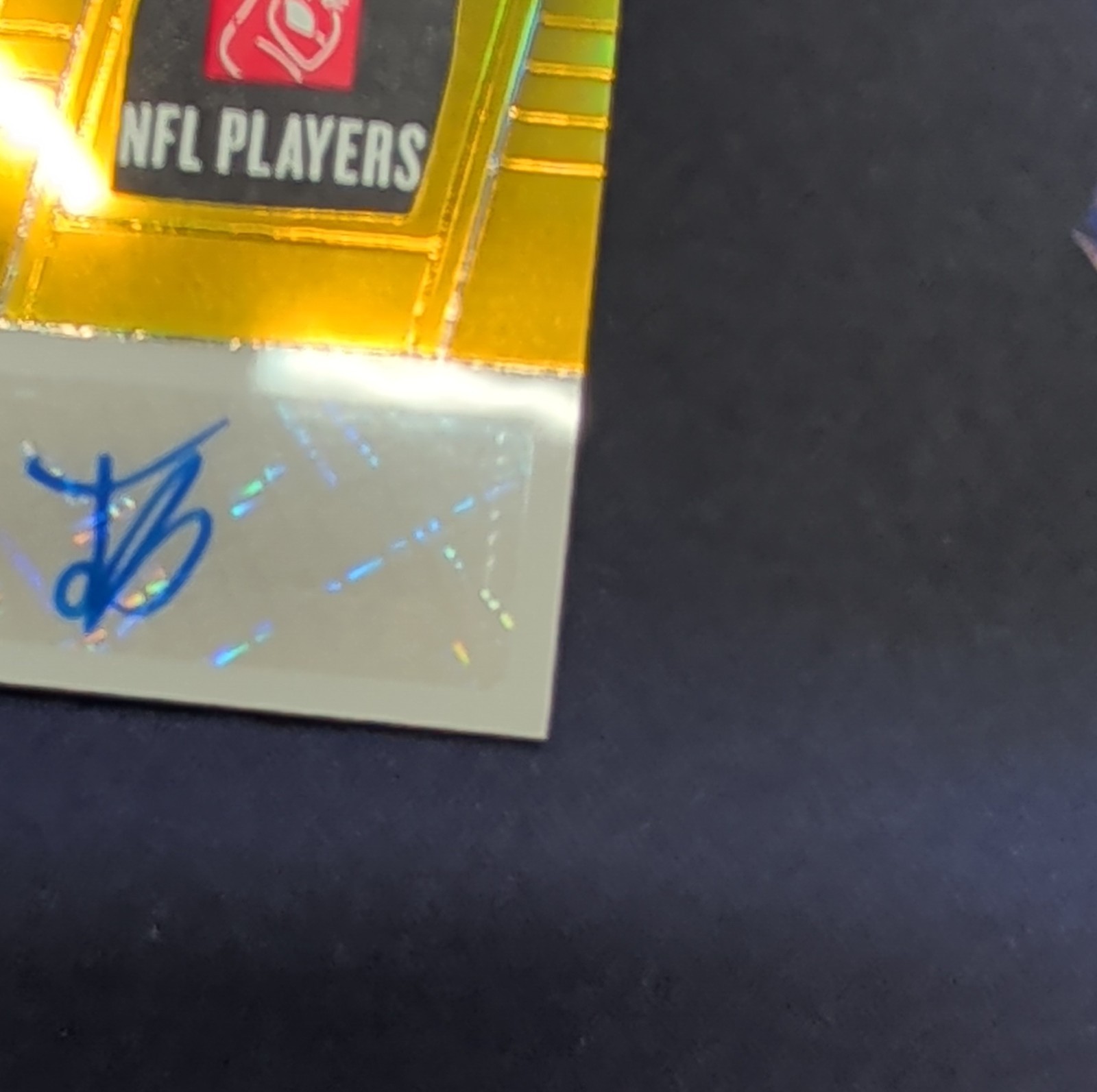 2025 Prizm Football JACK BECH GOLD RPA /10 AUTO NFLPA LOGO TAG PATCH Raiders RC view 4