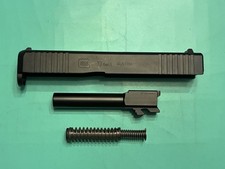 USED OEM GLOCK 45 GEN 5 COMPLETE SLIDE BARREL GUIDE ROD BLACK 9MM 19 47