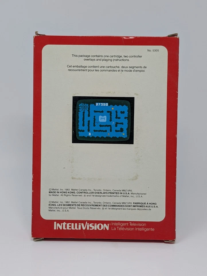 Night Stalker French/English (Intellivision, 1982) - CIB Complete - Image 2 of 4