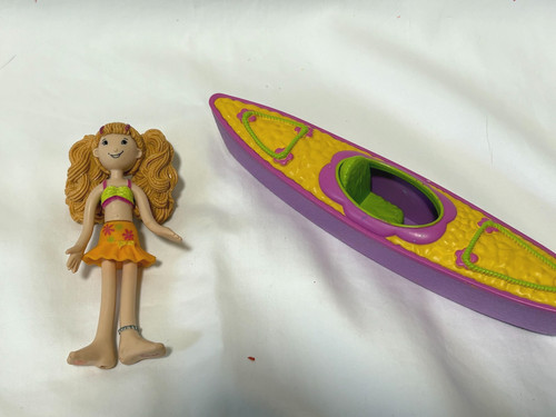 Groovy Girls Minis Kenna Doll w/Kickin' Kayak Bendable 4" Posable 2000's