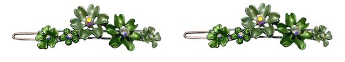 Pair of Small Barrettes Snap Hair Clips for Thin Hair Women Girls P86175-014pr - Picture 5 of 6