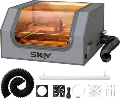 Skouphy Laser Engraver Tent, Fireproof and Dustproof Protective Enclosure