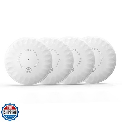 4smarts Air Tracker Tags-4 Pack for Apple Find My(iOS Only), Ultra-Slim Bluet