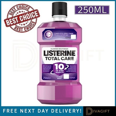 LISTERINE TOTAL CARE ANTIBAKTERIELL CLEAN MINT MUNDSPÜLUNG ORIGINAL 250ML NEU