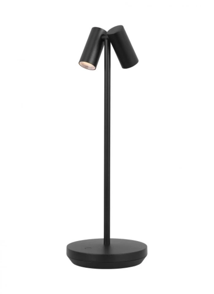 Doppia Accent Rechargeable Table Lamp by Visual Comfort SLTB27027B