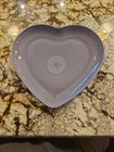 Fiestaware Lavender Heart Plate - Limited- Sold Out- Brand New