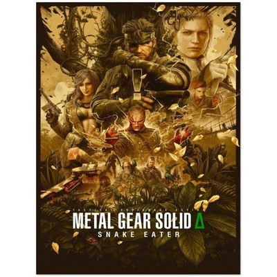 Metal Gear Solid Snake Eater Poster