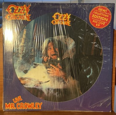 Ozzy Osbourne – Mr. Crowley Live 12” Picture Disc EP 1981/82 w