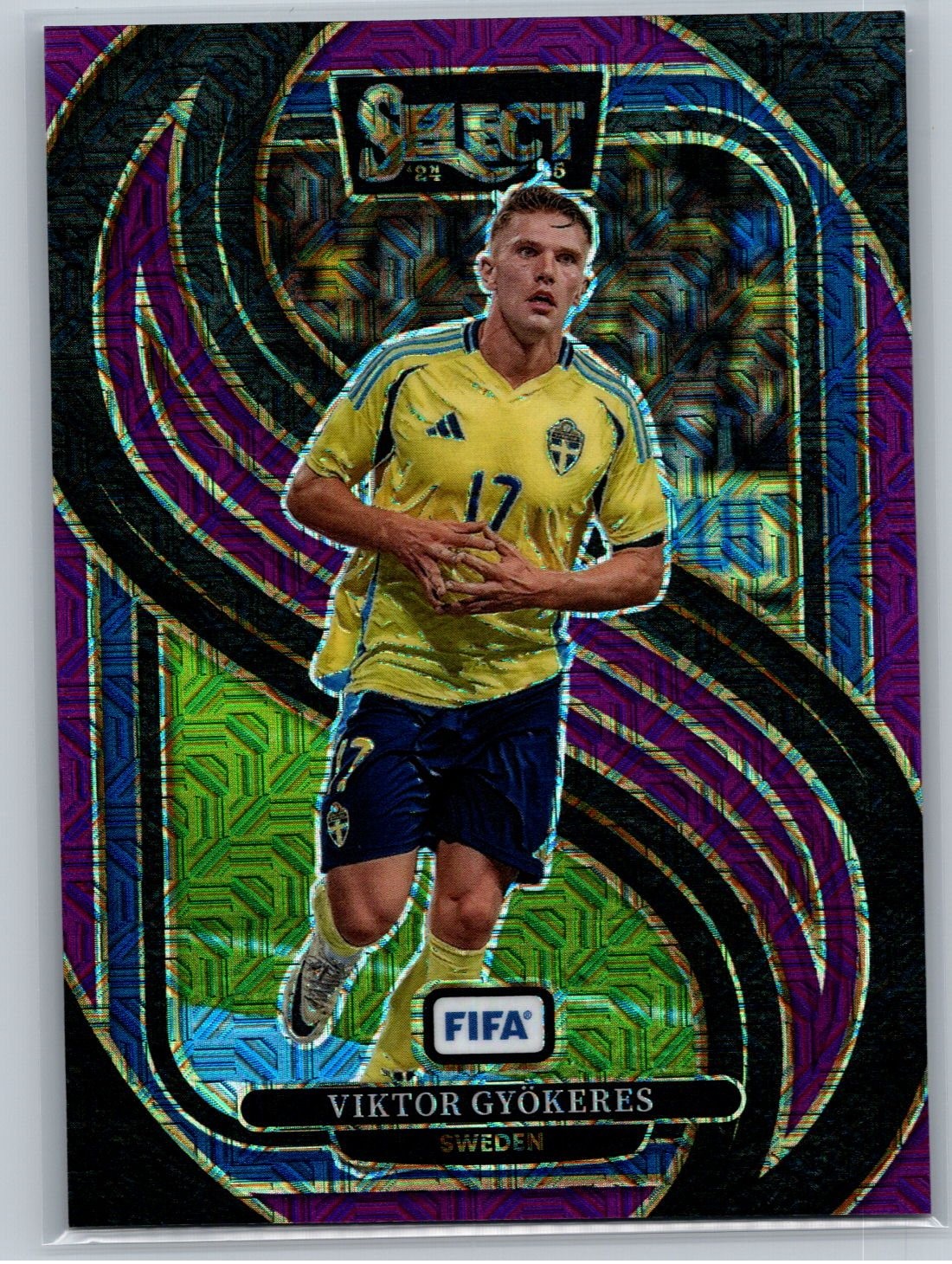 2024-25 Panini Select FIFA #193 Viktor Gyokeres Purple Mojo