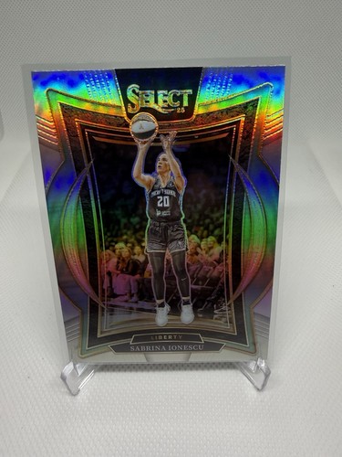 2025 Panini Select WNBA #98 Sabrina Ionescu Silver Prizm Liberty