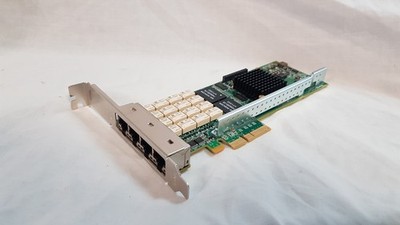 Silicom pe2g4bpi35la-sd-lp Quad Port PCI-E Ethernet Bypass Karte volle Höhe