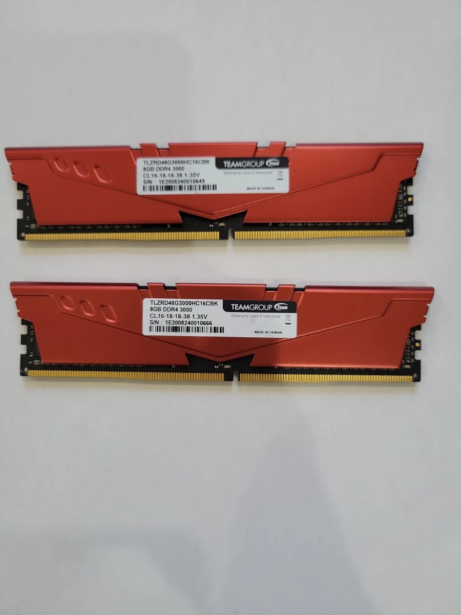 Preços baixos em Team Group DDR4 SDRAM 16 Gb de capacidade Total