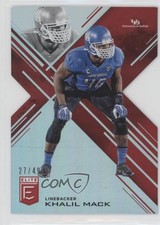 2017 Panini Elite Draft Picks Status Red Die-Cut 27/49 Khalil Mack #58 0b0