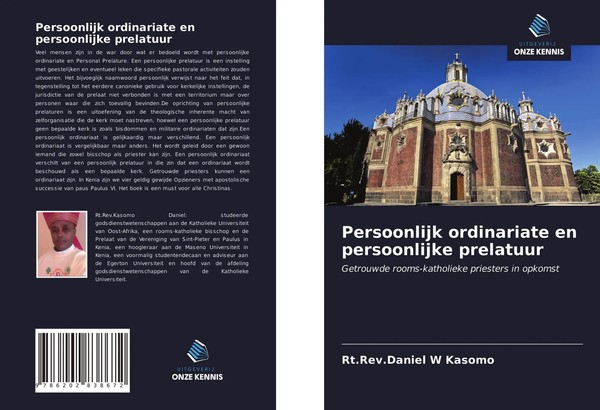 Rt. Rev. Daniel W Kasomo | Persoonlijk Ordinariate En Persoonlijke Prelatuur-image