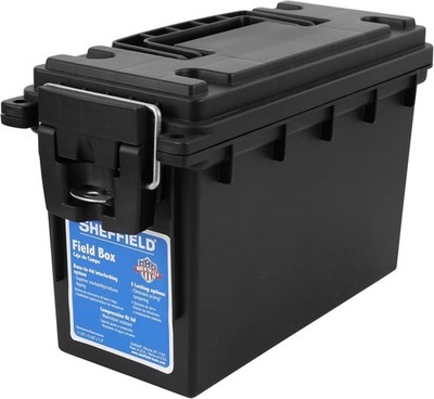 Sheffield 12629 Ammo Storage Box, Stackable .30 Cal Field Boxes -NEW-Great Price