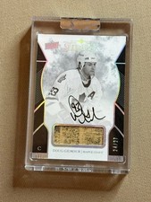Doug Gilmour 2017-18 UD Splendor Vertical Auto Stick 24/27 Toronto Maple Leafs