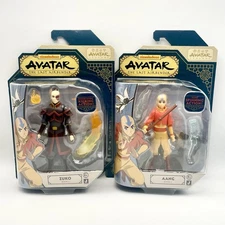 2025 Avatar The Last Airbender AANG + ZUKO Jazwares Action Figures Lot NEW