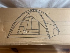 MOON LENCE Pop Up Tent Family Camping Tent for 4 Person Portable Instant Tent Au