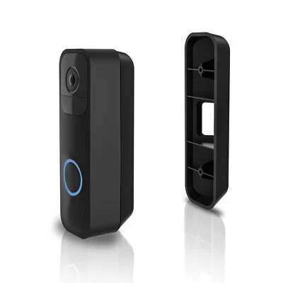 HOLACA Holalca Sin Punzonado 35° Ángulo Cuña Pared Placa Soportes para Timbre Video Parpadeante