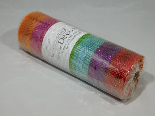 1 Roll of 25cm x 9.1 metres Waterproof Deco Mesh Decomesh Ruffle Wreath ELEGANZA - Picture 27 of 31