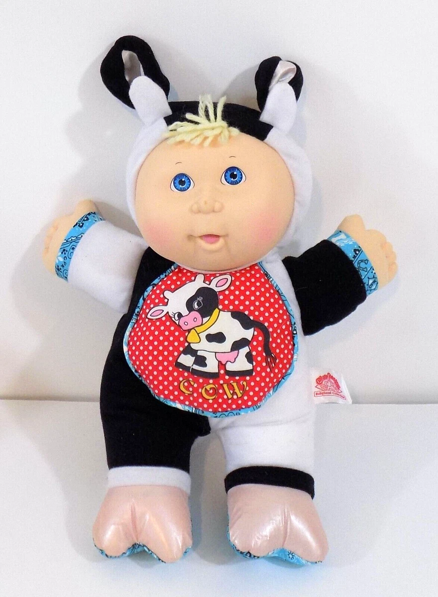 Cow cabbage shop patch doll