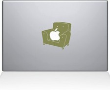 The Decal Guru Couch Vinyl Sticker, 15" Macbook Pro 2015  older , Gold