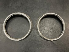 Aircooled Bus Headlight Rings 68-79 Original Used German 11 Aircooled Bus Headlight Rings 68-79 Original Used German 11