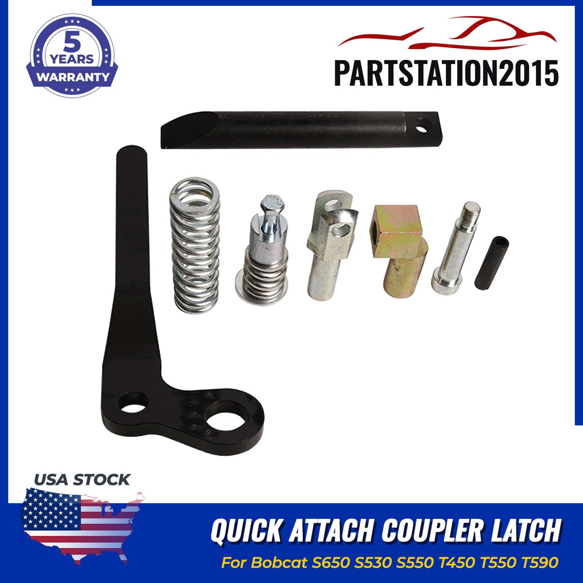 6724776 For Bobcat S530 S550 T450 T650 T750 Quick Attach Coupler